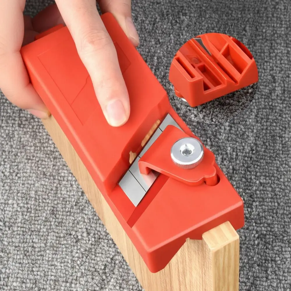 ABS Plasterboard Chamfering Planer Tilt 45° Oblique Angle Edge Trimming Woodworking Beveling Tool Durable High Efficiency