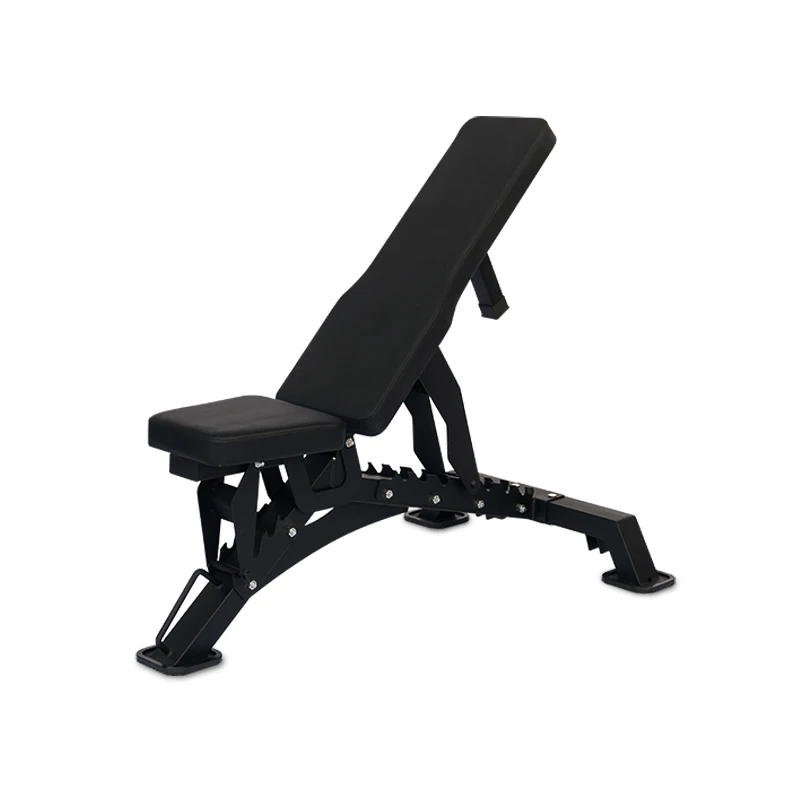 Commercial Adjustable Fitness Chair Comfortable Seat Modern Back Extension Training Bench Foldable Dumbbell Stool