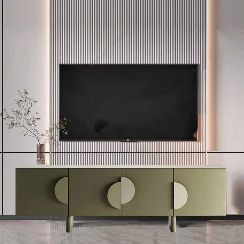 Tavolo TV da salone unico Designer Minimalista Intrattenimento industriale Tavolo TV Display nordico Archivadores Mobili da ingresso