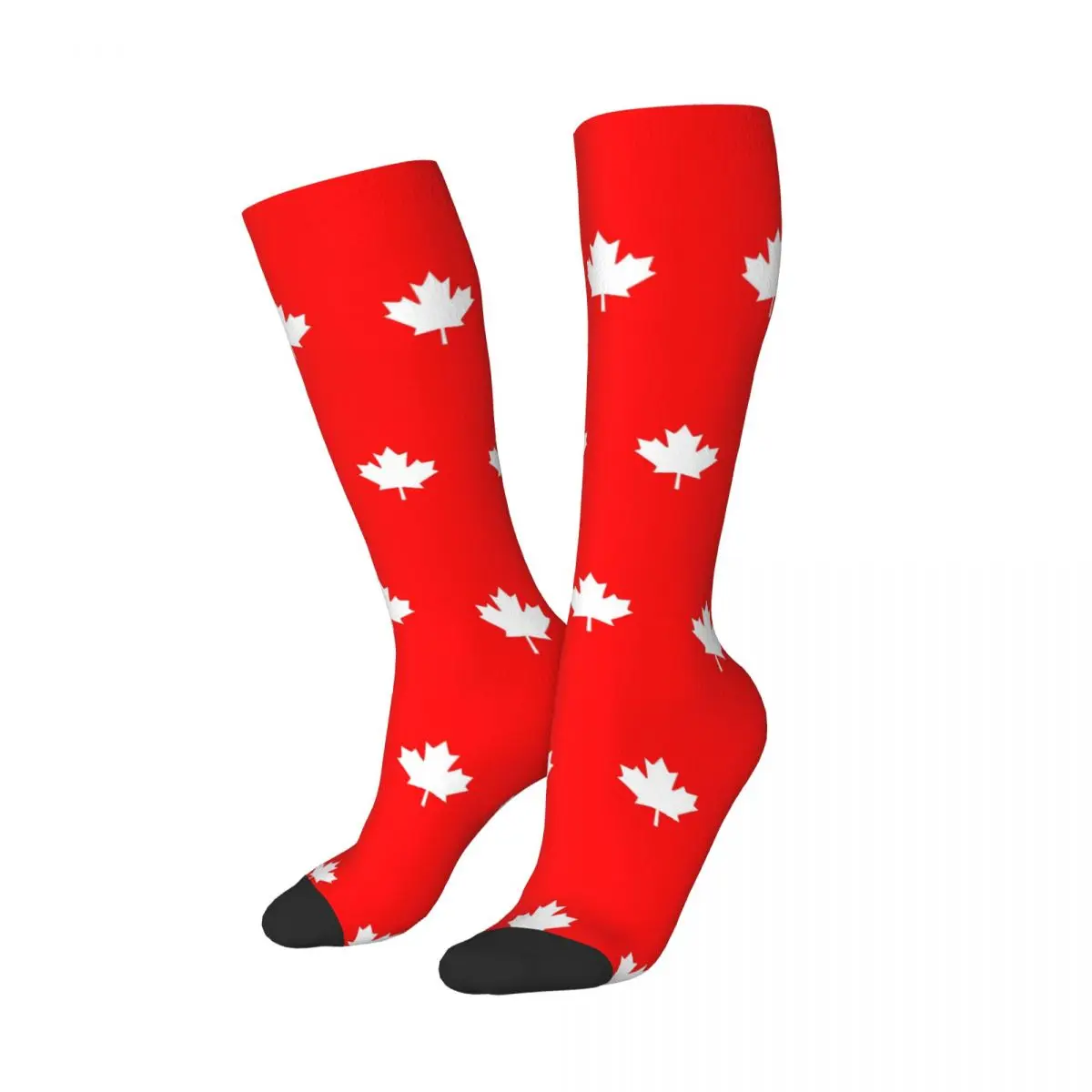 Canada Flag National Culture Socks Harajuku Stockings All Season Long Socks Accessories for Unisex Gifts