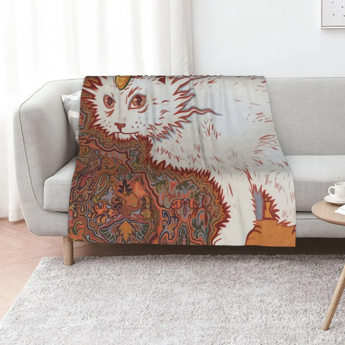 

Louis Wain Throw Blanket christmas decoration manga Retros Summer Blankets