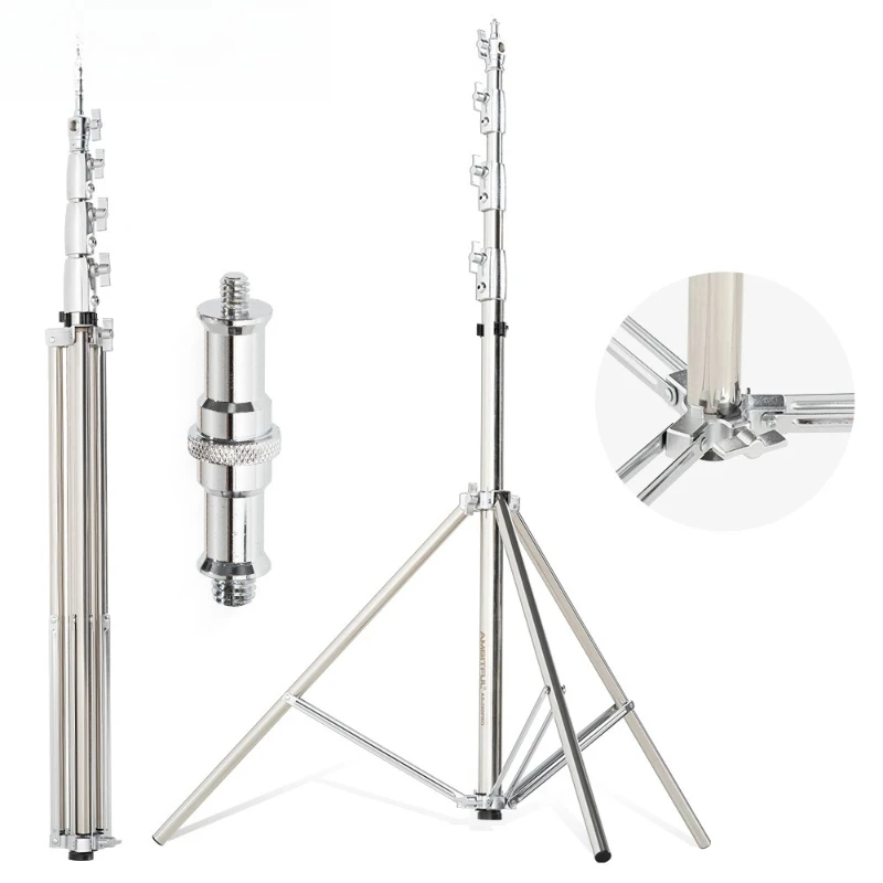 

AS-400 PRO Air Pressure Light Stand Stainless Steel Photography Tripod Flash Live Stand