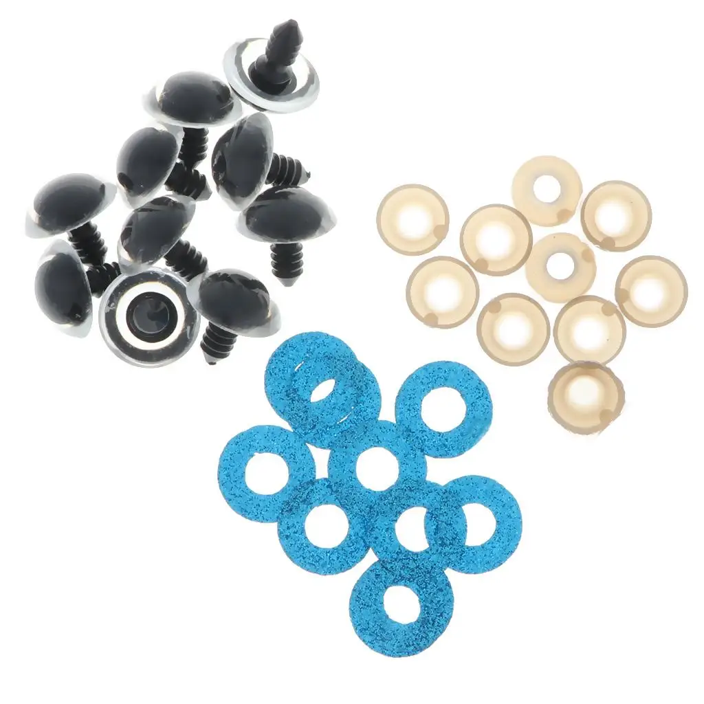 10x Błyszczący miś Wypchana zabawka Scrapbooking Lalki lalek