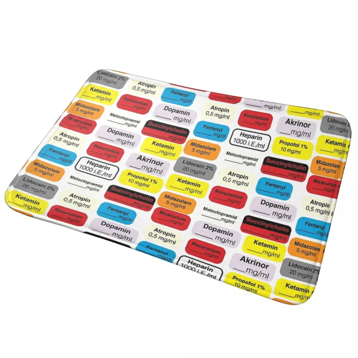 Anesthesia Medication Non-slip Doormat Floor Mat Water oil proof Carpet Rug for Kitchen Entrance Home Living room Footpad Mats