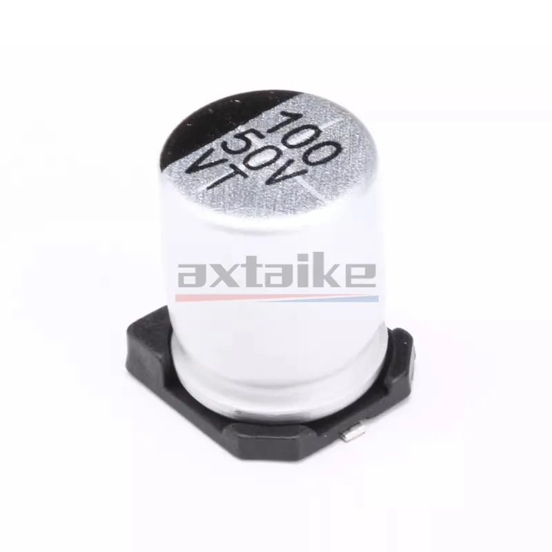 20PCS 50V 0.1uF - 470uF SMD 알루미늄 전해 커패시터 1uF 2.2uF 3.3uF 4.7uF 10uF 22uF 33uF 47uF 100uF 220uF 330uF SMT