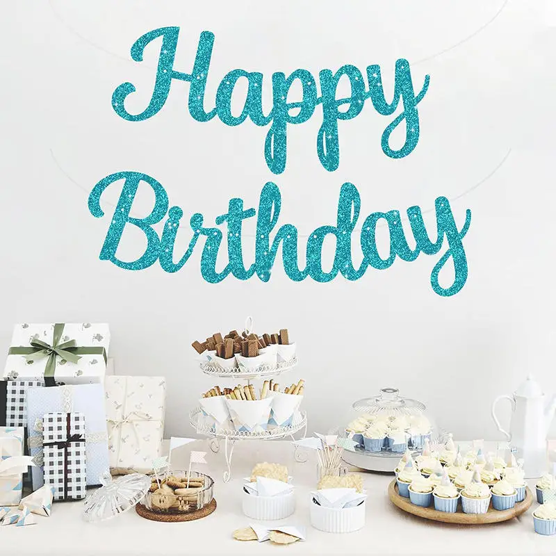 الأطفال الكبار المشهد أعلام ملونة حفلة صور الدعائم لوازم الحفلات معلقة العلم حفلة عيد ميلاد سعيد الديكور راية #6