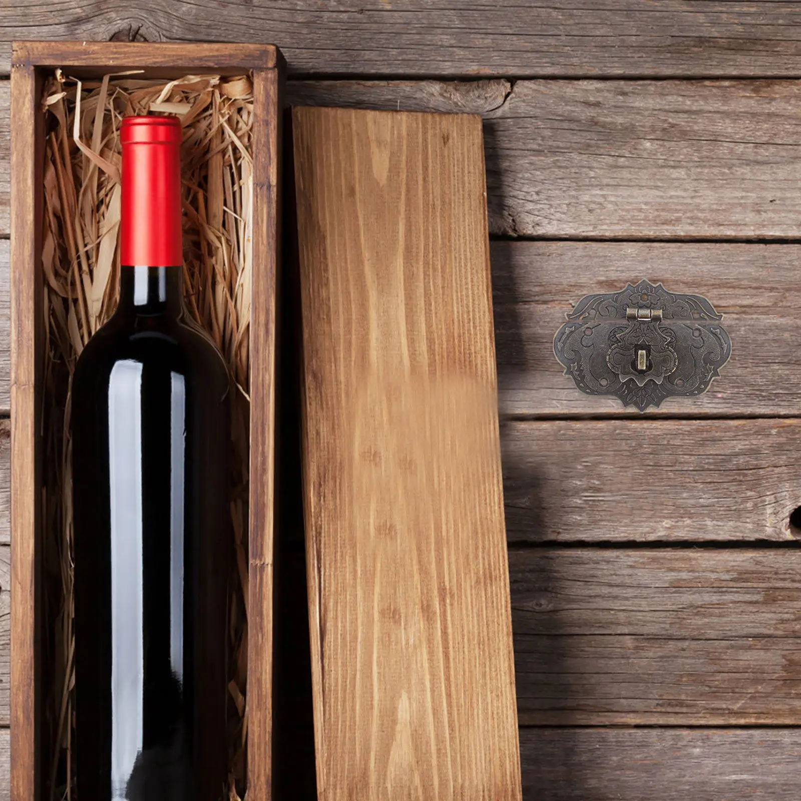 

Ретро-металлическая защелка-пряжка для упаковочных коробок, винных шкафов, ювелирных изделий, инструментальных ящиков, дверец шкафов. Надежный замок-фиксатор.