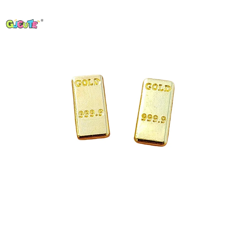 50 stks/set Poppenhuis Miniatuur Gouden Bars Model Voor Poppenhuis Decor Kids Fantasiespel Speelgoed Gift