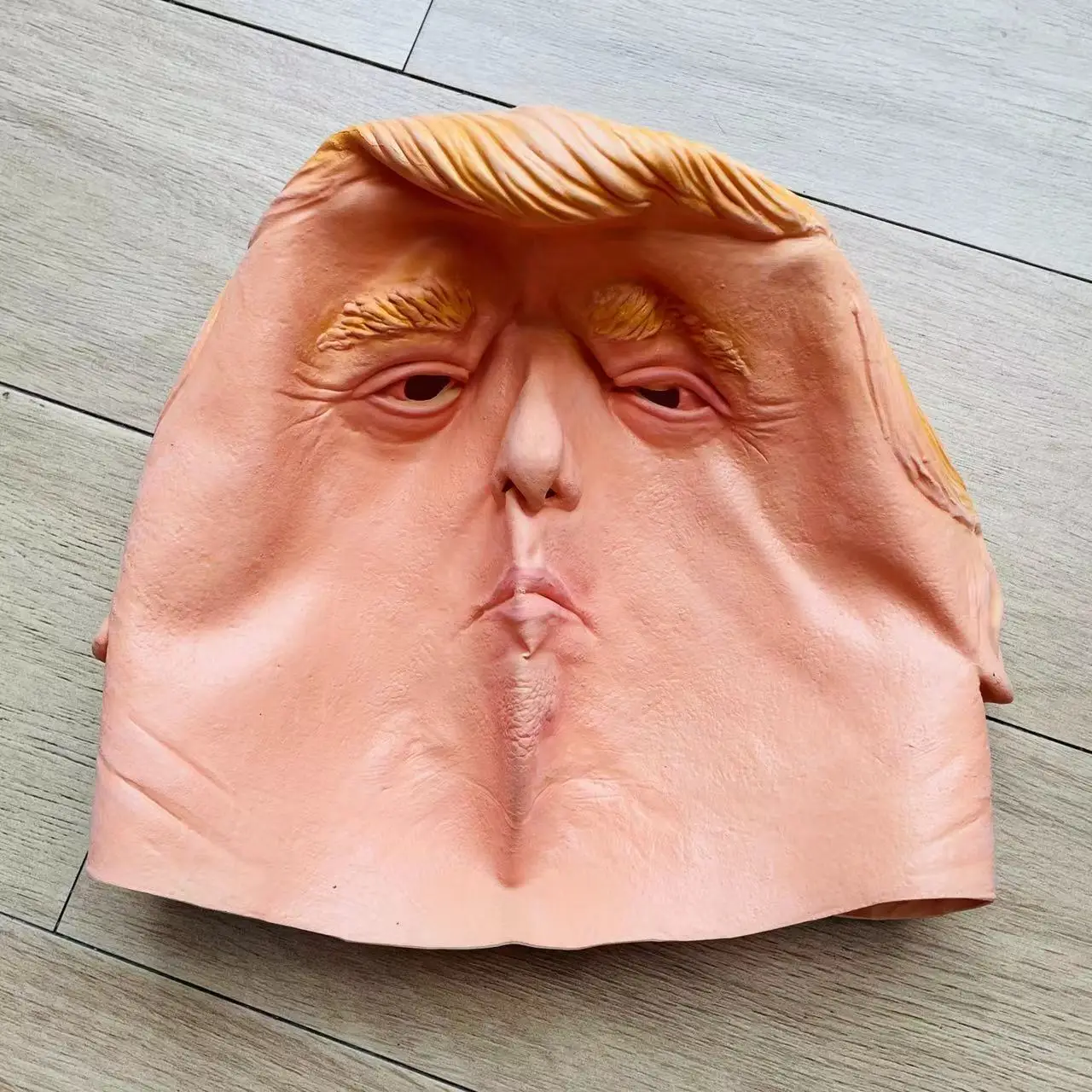 Zabawna maska imprezowa maska lateksowa Halloween akcesoria do odgrywania ról nakrycia głowy dla dorosłych karnawał przebranie żółte włosy męski element ubioru