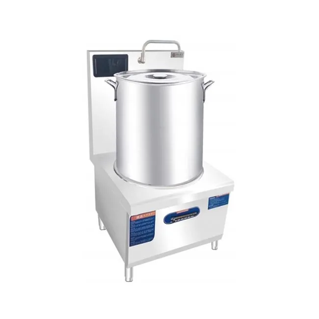 

Коммерческая электромагнитная плита с одной конфоркой для приготовления супов для отелей, ресторанов, школ