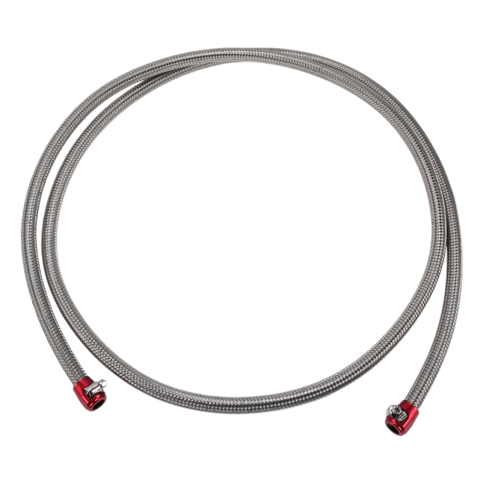 UXCELL AN-6 Fuel Line Kit 7.02ft Vacuum Hose Automotive Fuel Hose with Clamps