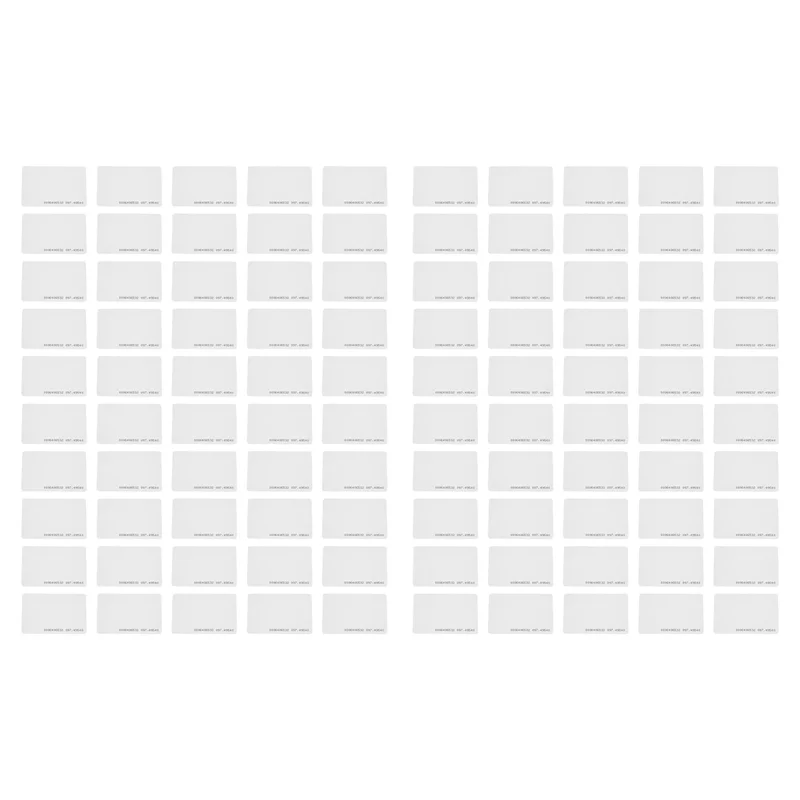 ABZW 100Pcs 액세스 제어 카드 RFID 카드 125Khz EM4100 TK4100 액세스 제어 키용 스마트 근접 카드 RFID 태그 키