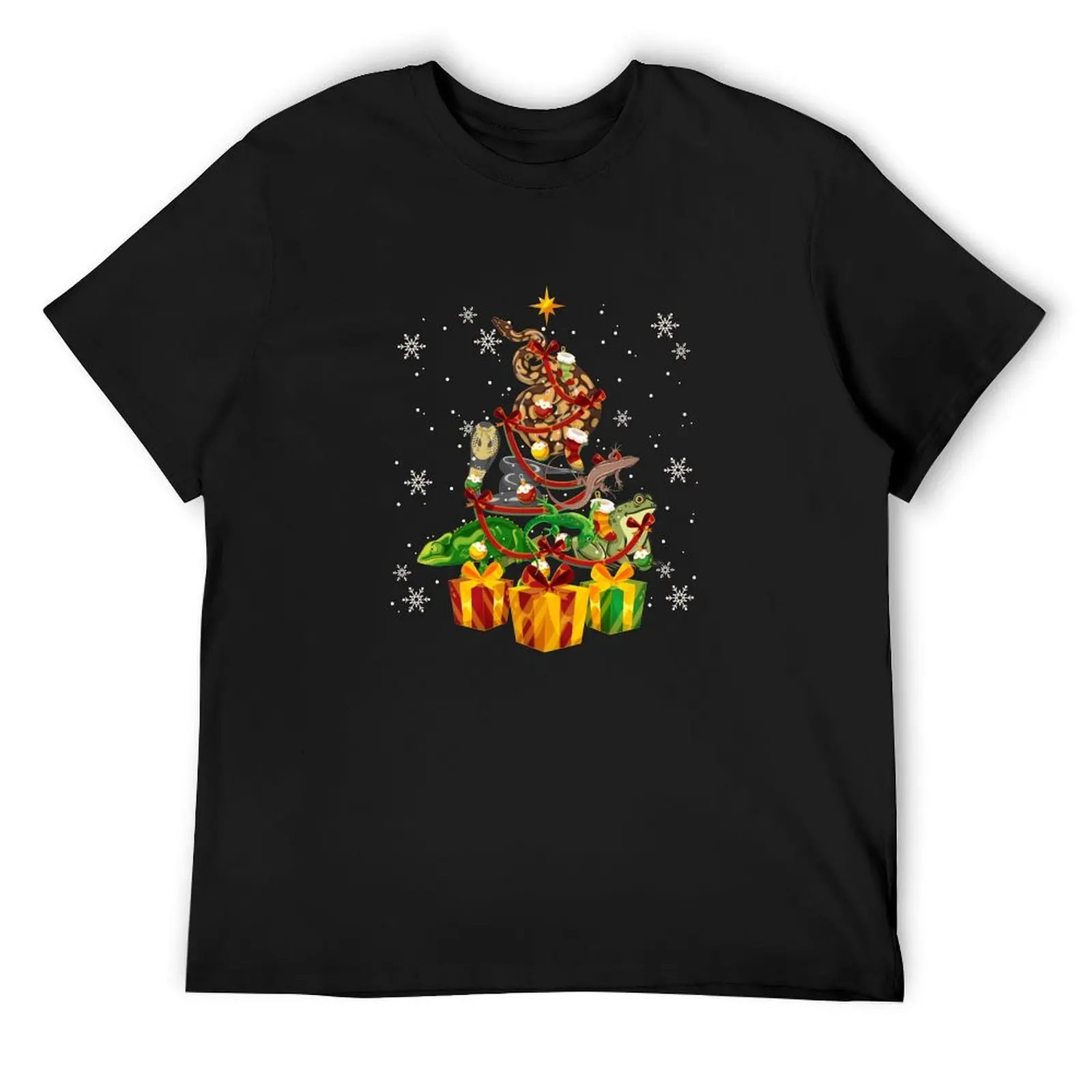 

Christmas Herping Herpetology Frog Snake T-Shirt football t shirt anime shirts graphic tee oversize t-shirts man t shirts men