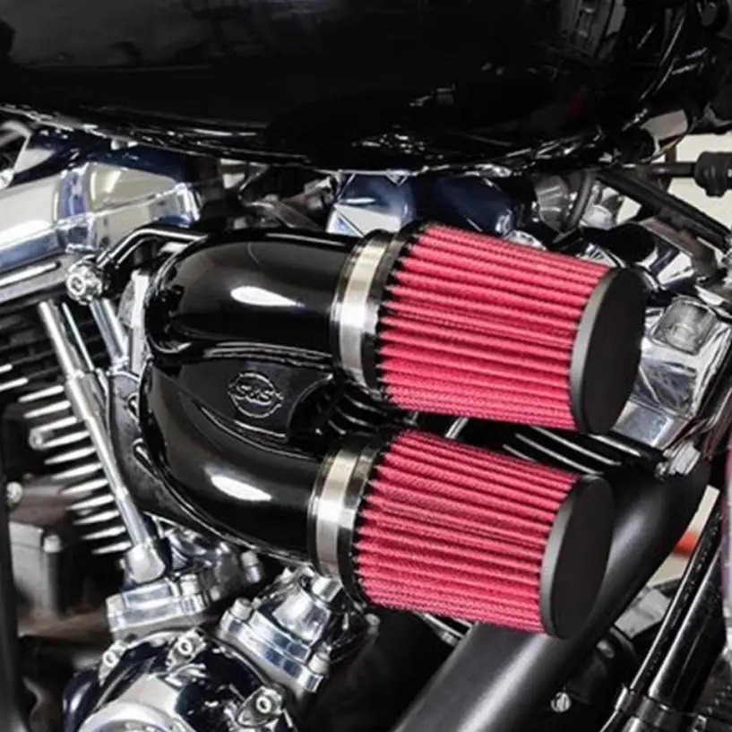 

STLF New in Stock S&S air Filter Fit 2017 Touring 2018 Softail Mushroom Shaped High Flow Two-in-One Air Filter