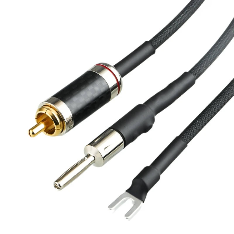 5N Reines Silber Erdungskabel LP Vinyl Schallplatte CD Lautsprecher Verstärker Erdungskasten HiFi