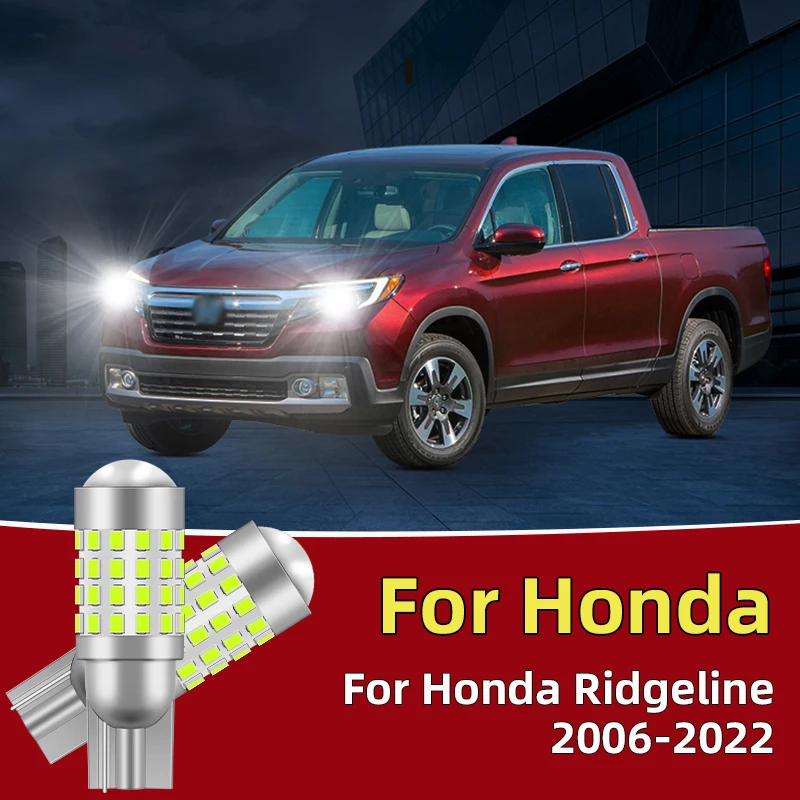 

2Pcs For Honda Ridgeline T10 W5W LED Bulbs Parking Lamp 2015 2016 2017 2018 2019 2020 2021 2022 Car Interior Clearance Lights