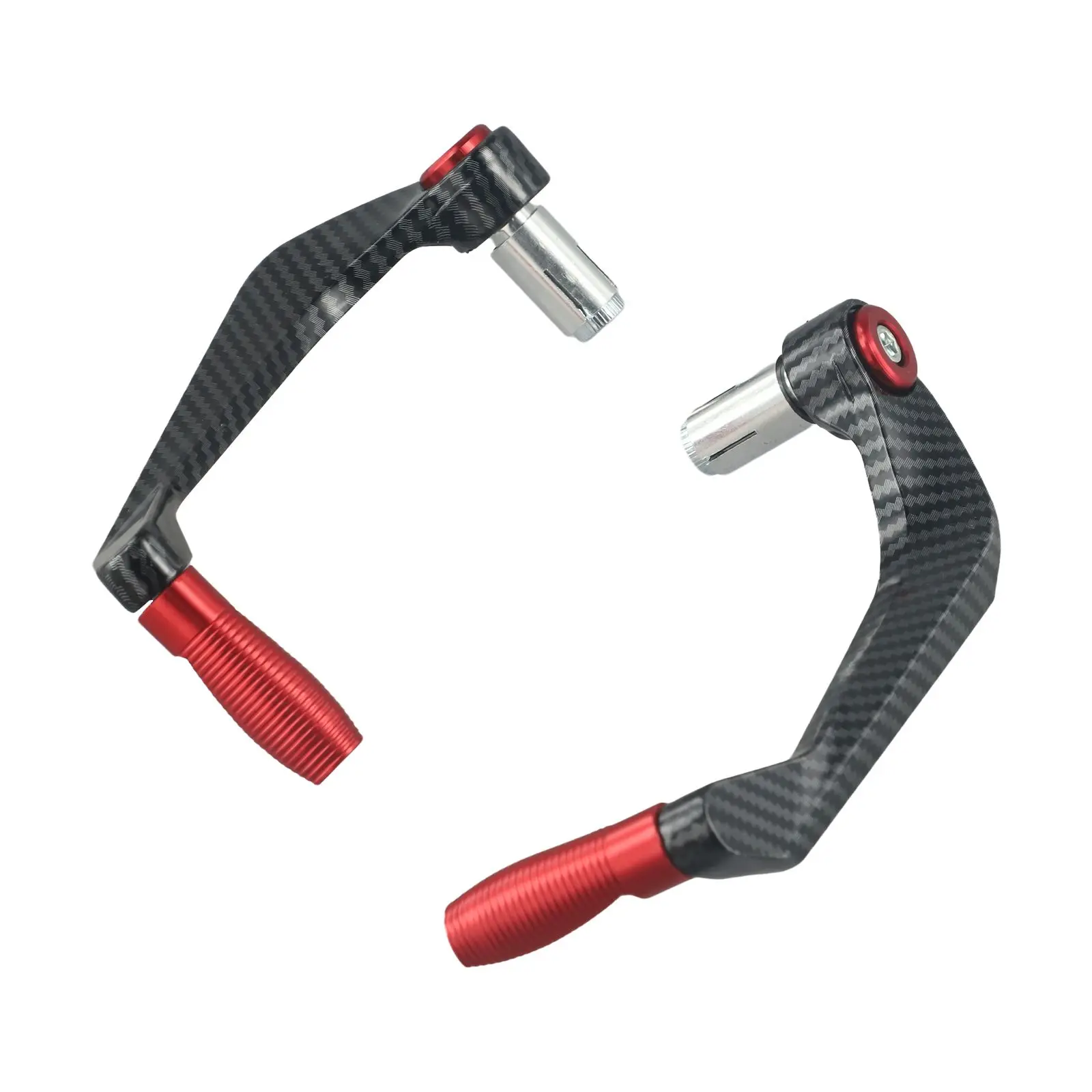 2 Pcs Motorcycle Brake Clutch Levers Handlebar Guard Protector For 7/8