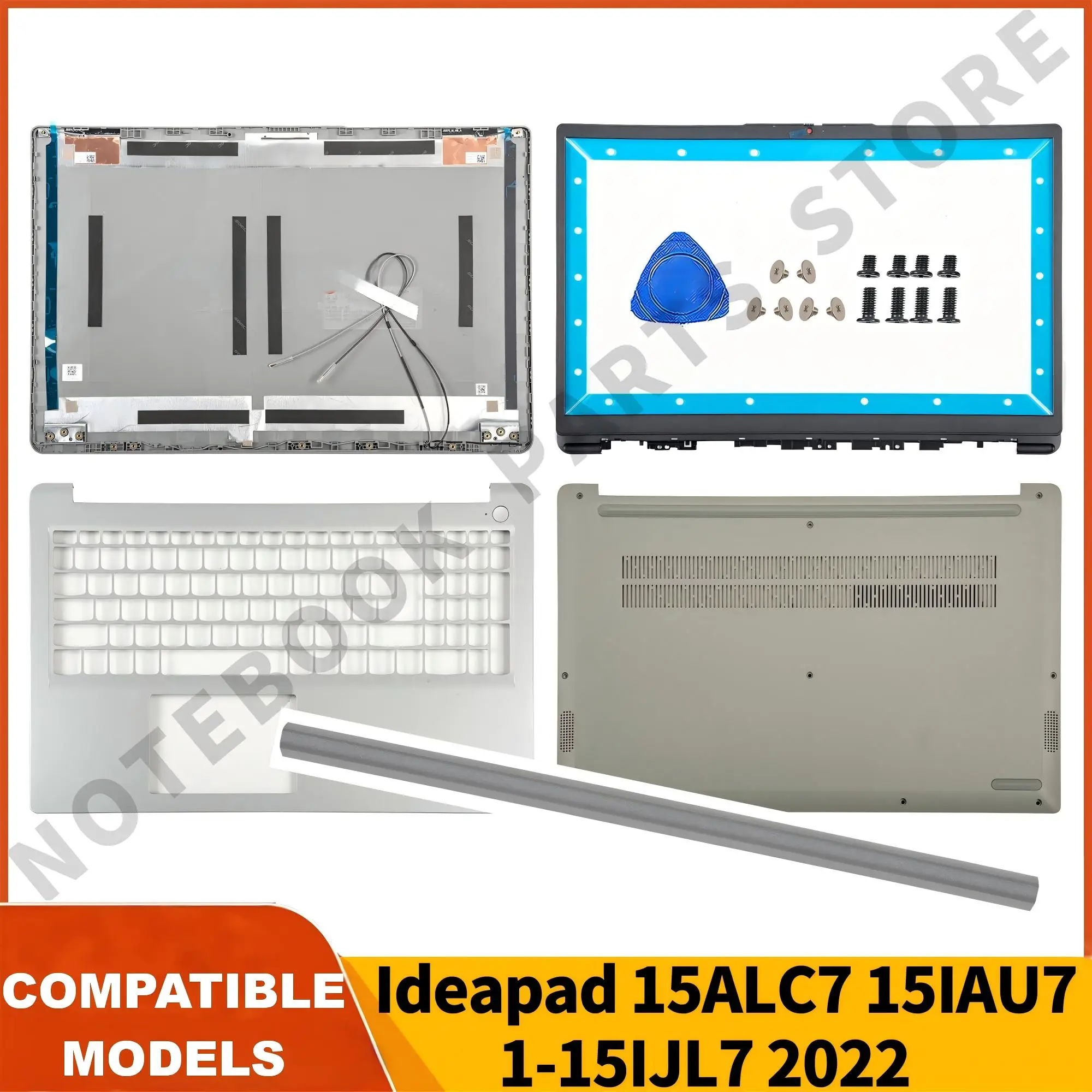 New Case For Ideapad 1-15ALC7 15IAU7 1-15IJL7 JS570 2022 Lap