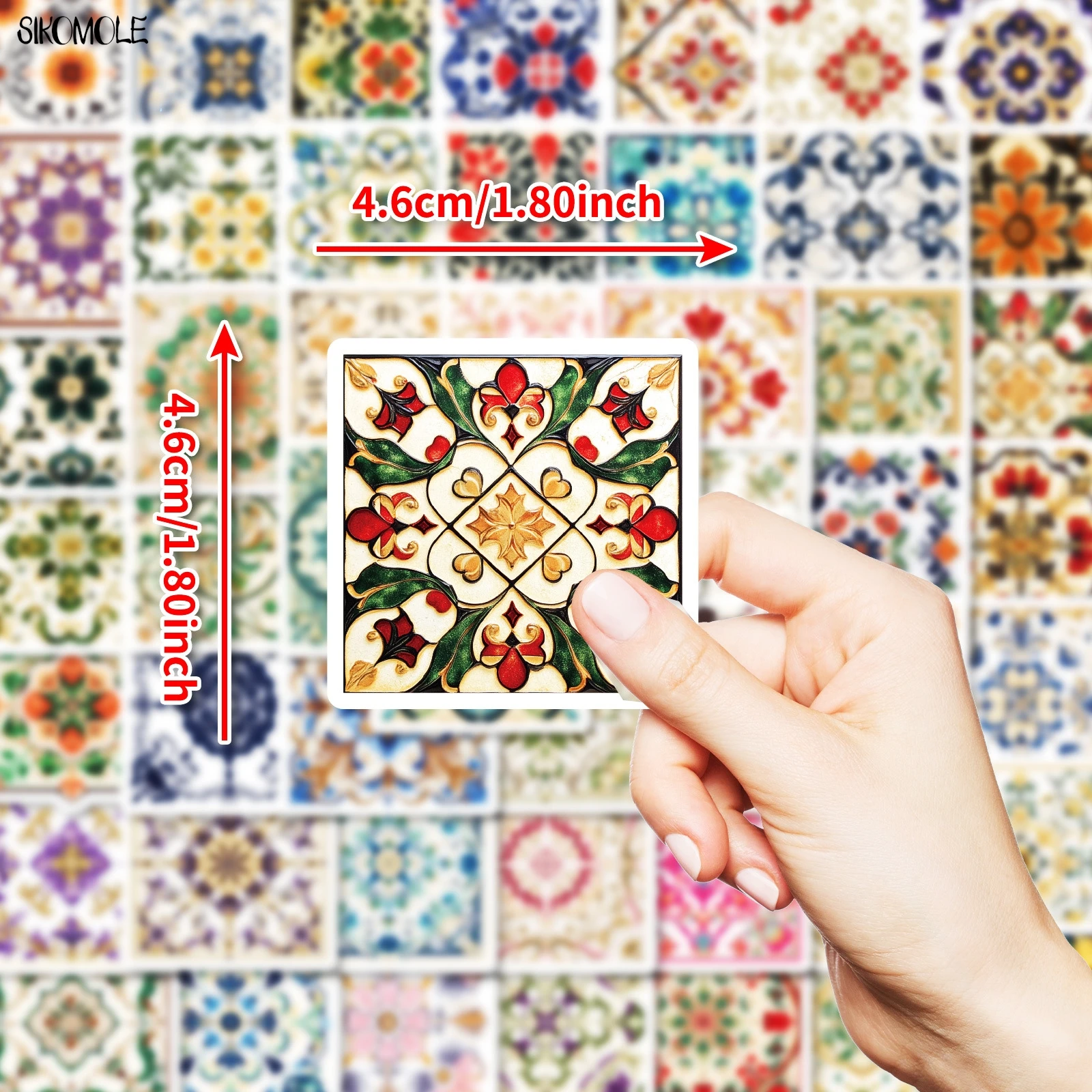 10/30/50PCS NordicรูปแบบRetro Elegant PVC Graffitiสติกเกอร์ความงามArt DIYตกแต่งของเล่นเด็กกระเป๋าเดินทางสติกเกอร์แพ็ค