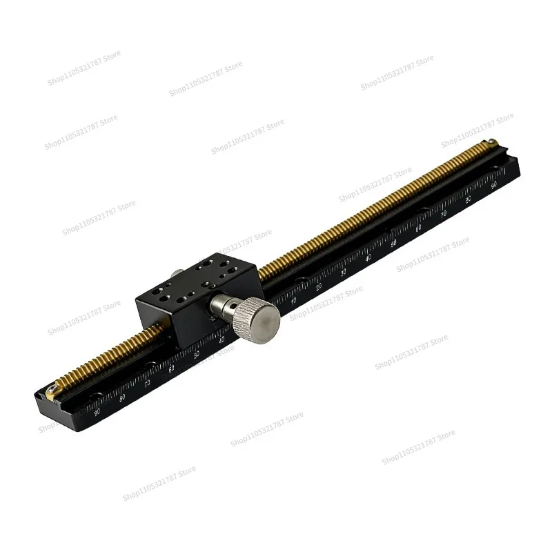 For X-axis Manual Displacement Platform LWX25 40 60-L50 100 150 200 Precision Fine-tuning Dovetail Slide