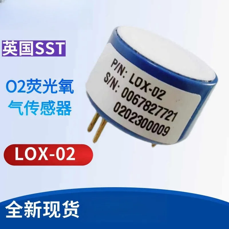 

100% новый оригинальный люминесцентный датчик кислорода LOX-02 (датчик O2) LOX-02-F имитирует качество воздуха
