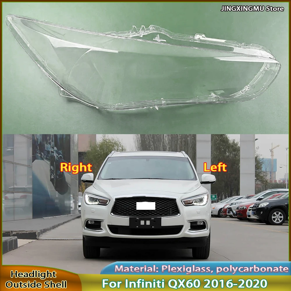 

Headlamp Shell Replace Original Lampshade For Infiniti QX60 2016-2020 Front Headlight Cover Transparent Shade Lamp