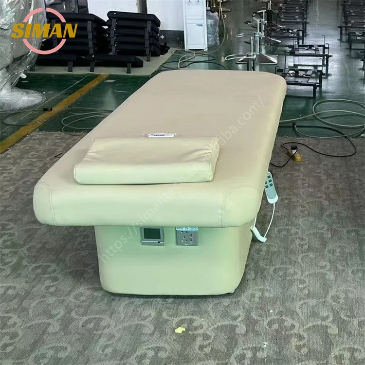 High Quality Modern 2 Motors Electric Beauty Salon Bed Luxury Adjustable Height Cosmetic Facial Massage Bed for Saloon