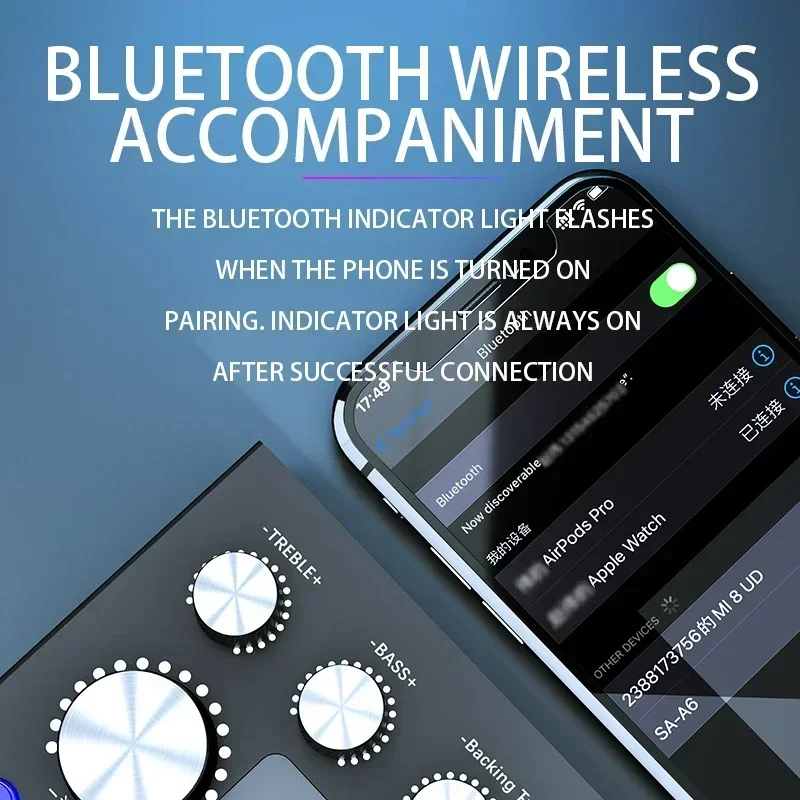 V8s لايف كارت الصوت خلاط الصوت بودكاست كاريوكي المنزل استوديو سجل المهنية Soundcard هيئة التصنيع العسكري خلاط مغير الصوت