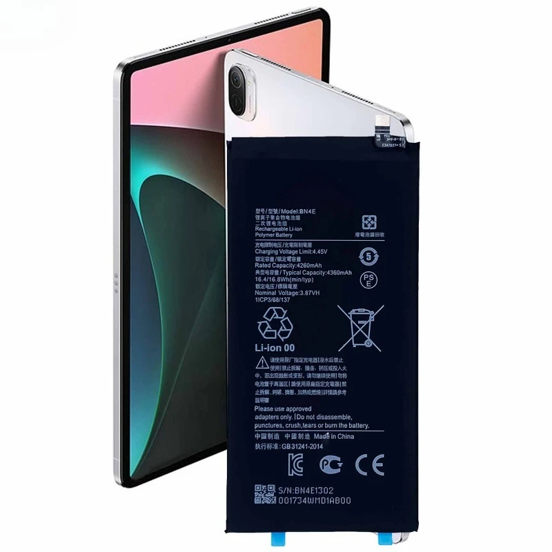 

BN4E for Xiaomi Pad 5 Tablet Battery High Quality High Capacity Battery Replacement Bateria Grade A Cell with Tools