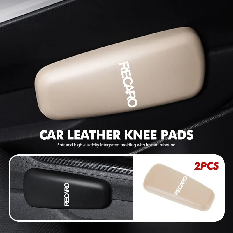 Car Knee Thigh Support Leg Rests Pad Door Control Armrest Mat For Recaro