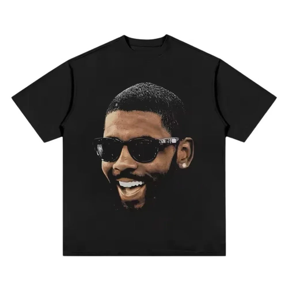 

2025 Classic Casual Loose Breathable Cotton Sports T-Shirt Men's Short Sleeve Crew Neck Printed Pullover T-Shirt
