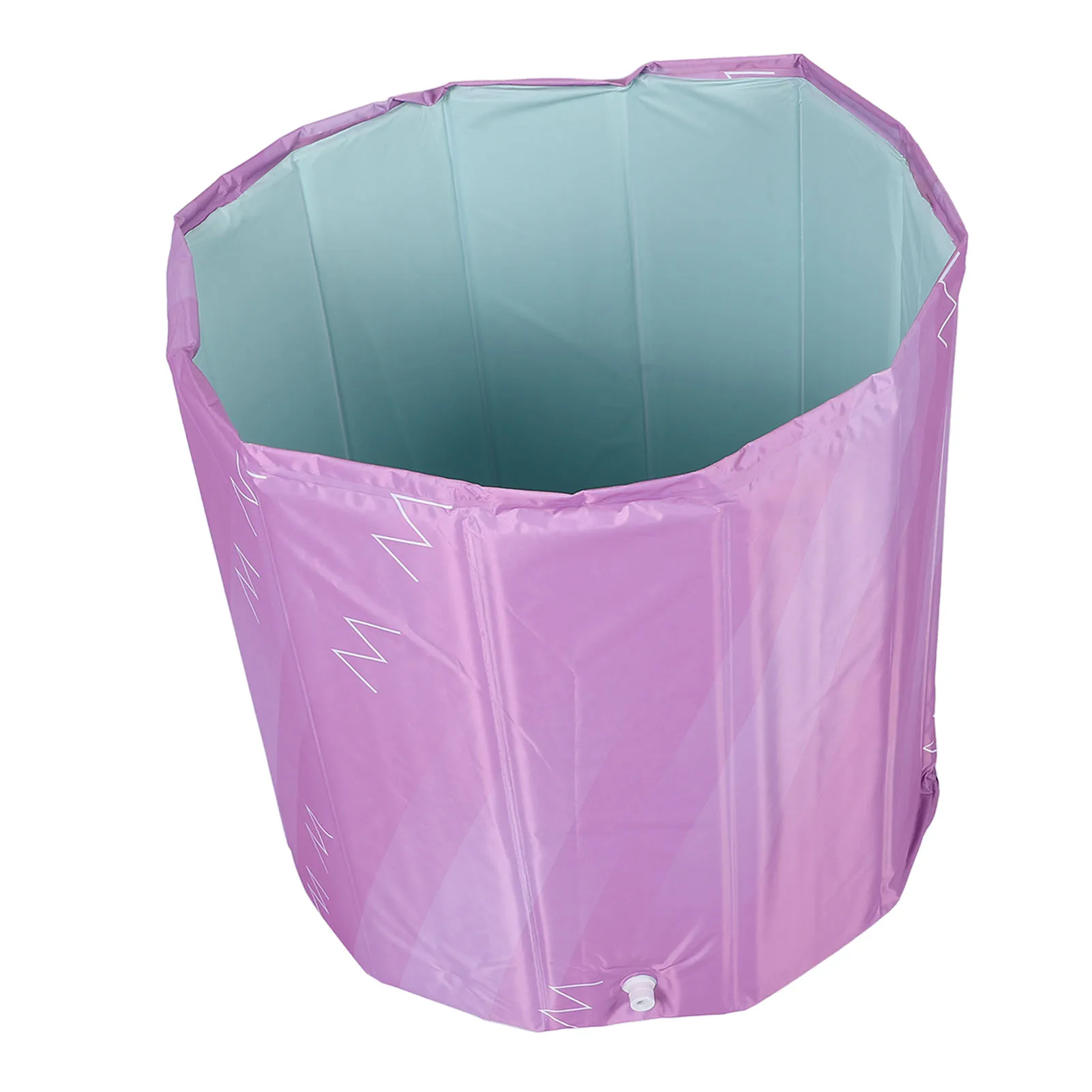 Bañera de inmersión fría plegable, bañera plegable de 7 capas de aislamiento, fácil montaje, bañera caliente de hielo portátil para deportes al aire libre en el hogar