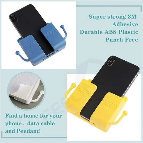 【Fast Delivery】Wall Bracket Wall Organizer Wall Mounted Organizer Shelf Wall Holder Hook Storage Box For Phone/Remote