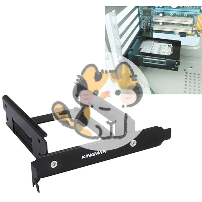 

Новый кронштейн для крепления SSD/HDD для PCI, комплект для установки 2 внутренних жестких дисков 2,5 дюйма