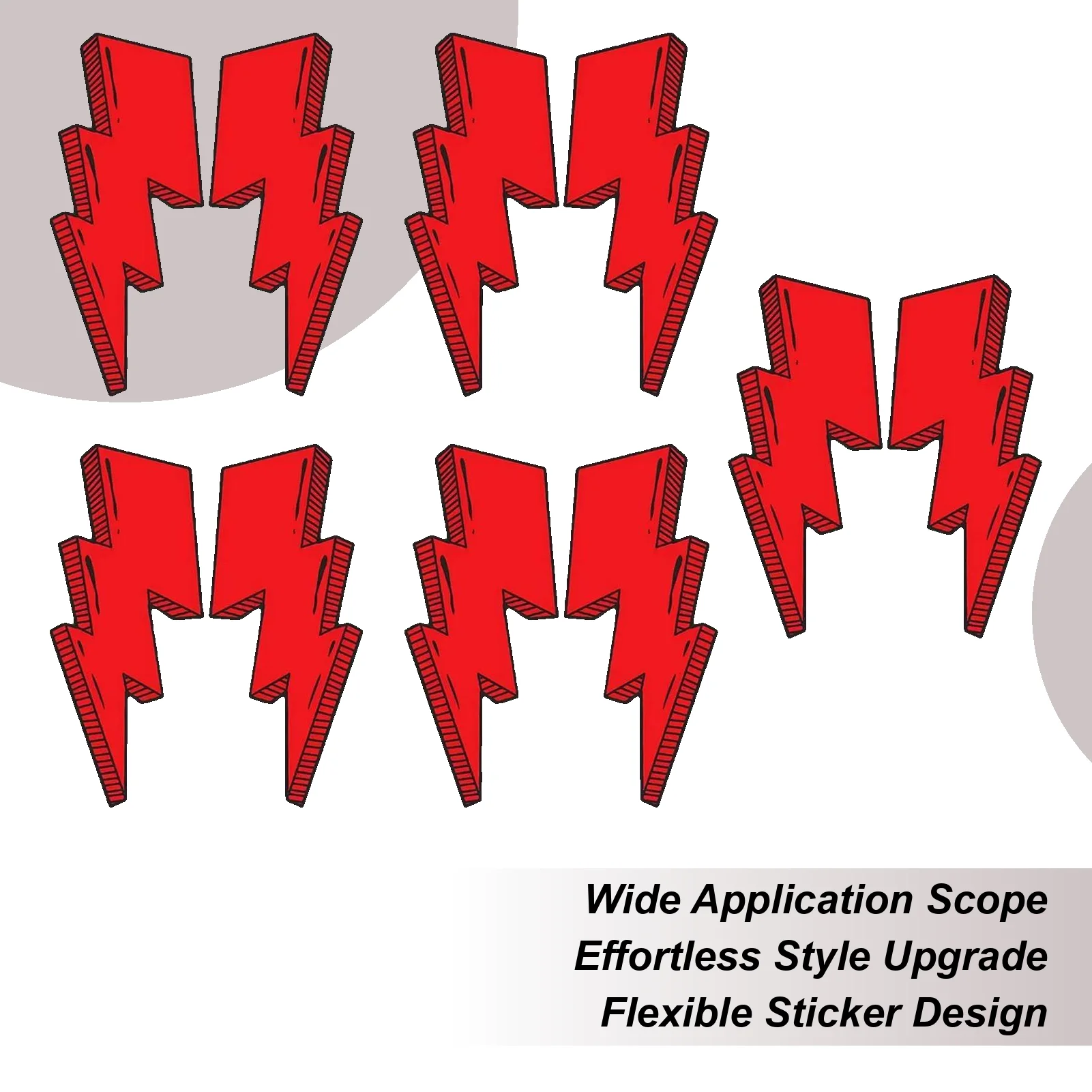 

Наклейки на мотоцикл, 5-компонентная водонепроницаемая рама велосипеда, крутые наклейки, устойчивые к атмосферным воздействиям наклейки на мотоцикл для скутера, мотокросса, гонок