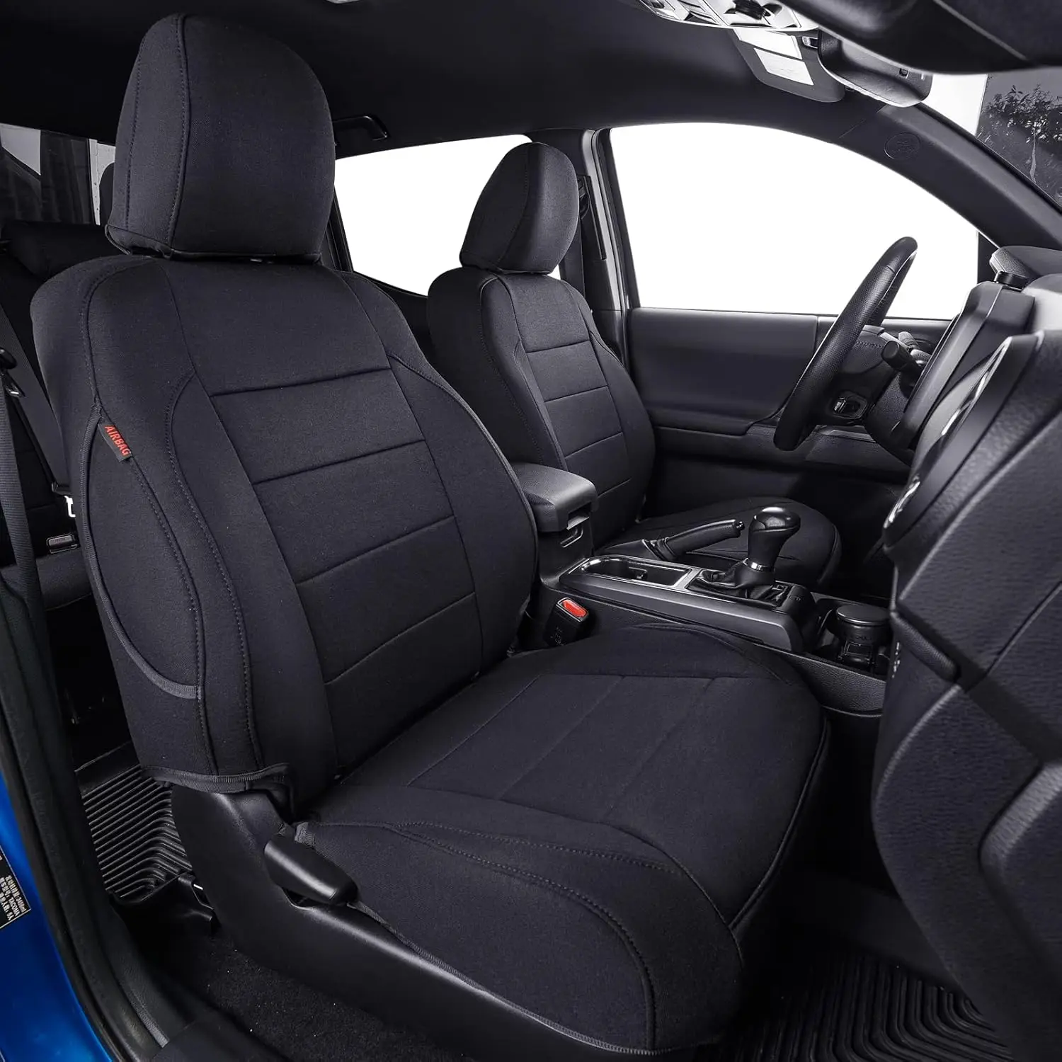 coverdream Tacoma Polyester Car Seat Covers Custom Fit for Toyota Tacoma 2016-2026 DoubleCab/CrewCab SR/SR5/TRD Sport/TRD Off-Road/Limited Truck Seat Covers Full Set Breathable Polyester Universal Seat Covers