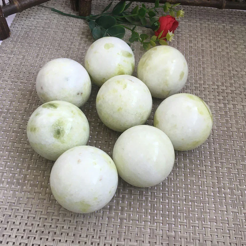 

Lantian Jade Hand Ball Manufacturer Supply Origin Jade Handheld Piece Wenwan Palm Heart Play Piece Ball Fitness Ball Handheld Pi