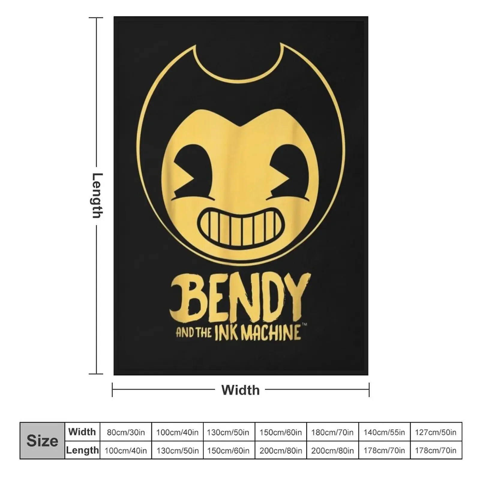 Bendy-Ink-Machine- T-Shirt Throw Blanket Bed Blankets For Baby Bed Fashionable warm for winter Blankets