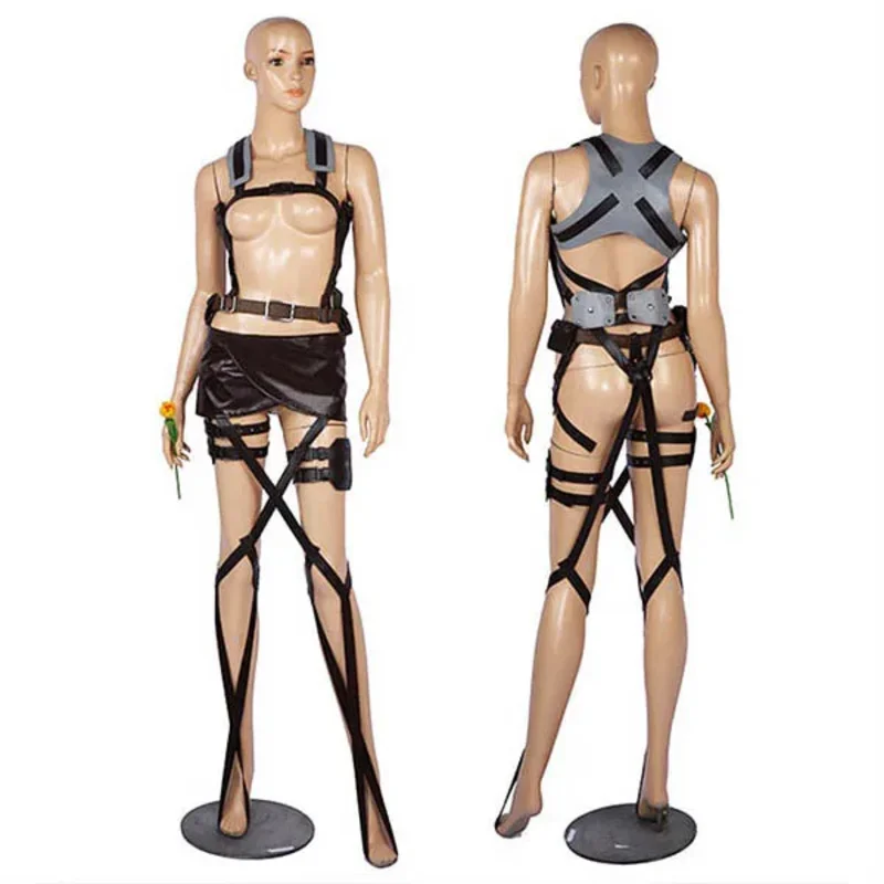 

New 2025 Anime Levi Mikasa Ackerman Eren Jaeger Outfits Hange Zoe Cosplay Costume AOT Ful ★ ★ ★ jj.