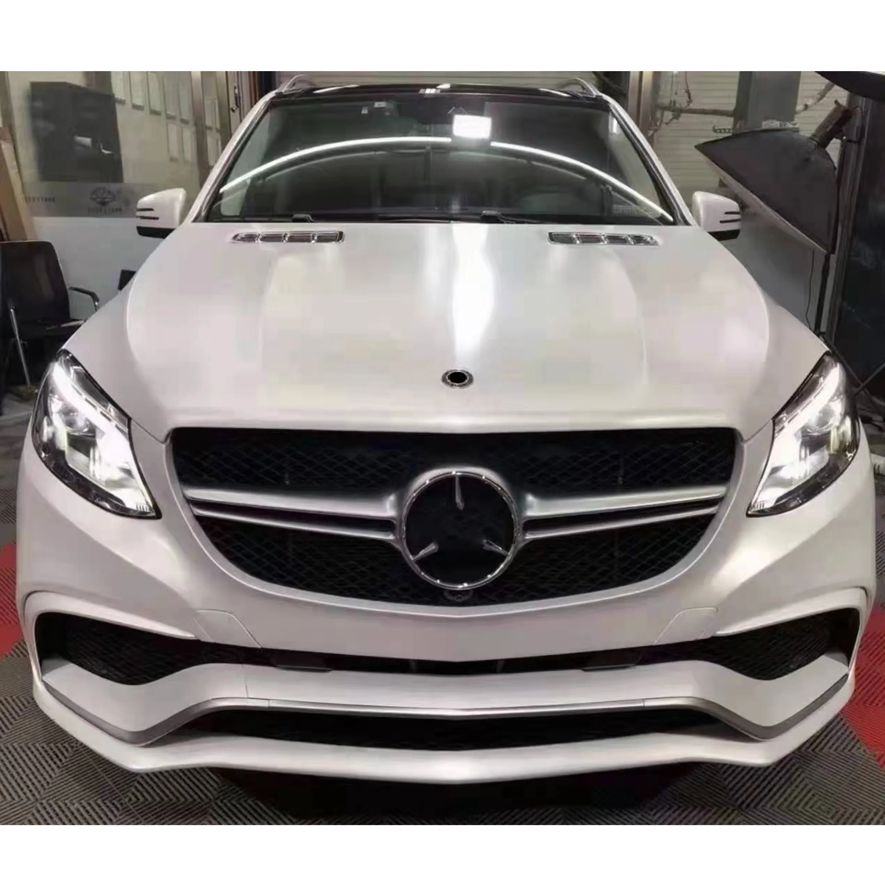 Performance GLE 63 AMG style body kit for Mercedes Benz ML W166 include front/rear bumper Hood Grille Fender