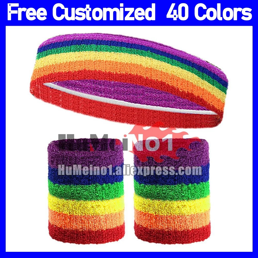 2024 3pcs/Set Cotton Unisex Sports Sweatband Wristband Wrist Protector Gym Running Sport Safety Wrist Support Brace Wrap Bandage