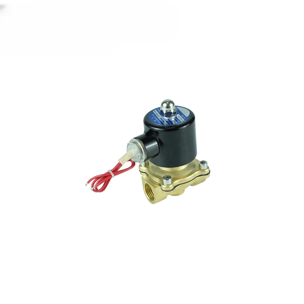 Hydraulic electric 1/2 inch AC DC 12v 24v 110v 220v air steam proportional diaphragm copper coil brass solenoid valve