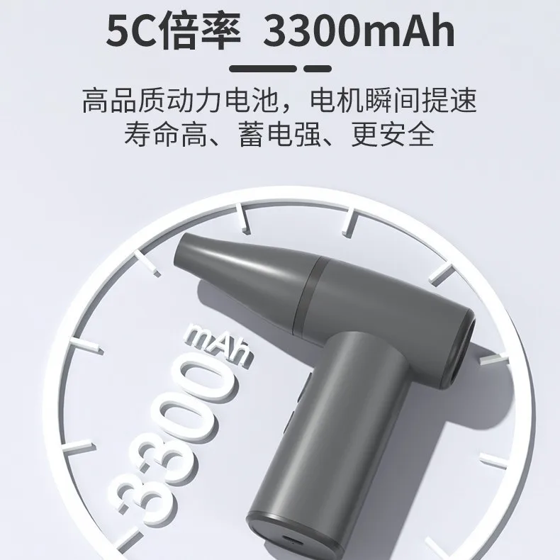 2025-border violent fan mini usb desktop bladeless high-speed turbine outdoor cooling small handheld fan