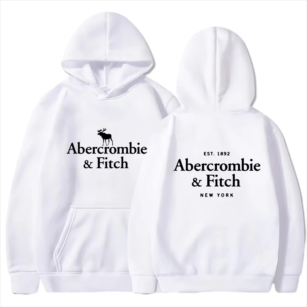 Abercrombie Velvet Hoodie Hoodie Men's and Women's Wear Autumn/Winter Couple's Top Loose