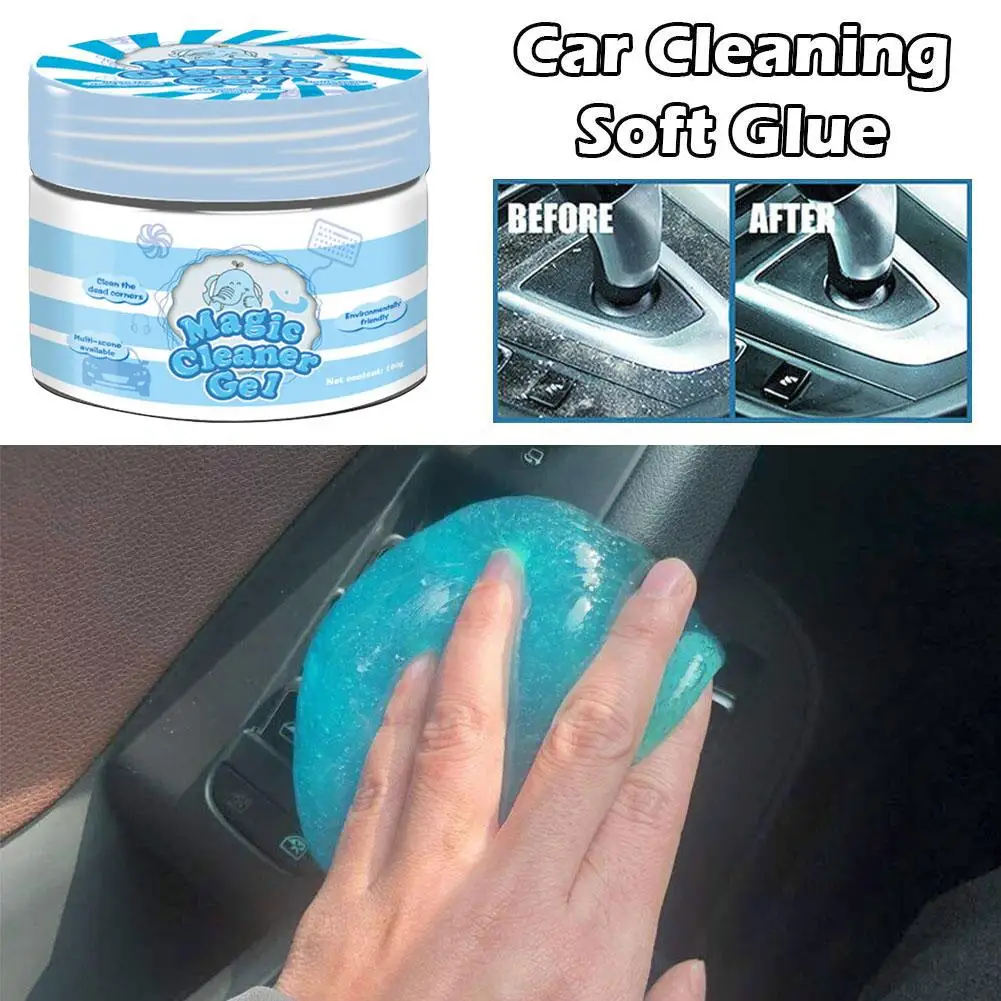 Car Cleaning Gel Universal Detailing Kit Automotive Dust Removal Car Cleaner Interior Air Auto Detail Dirty Vent Slime Crev I3L0