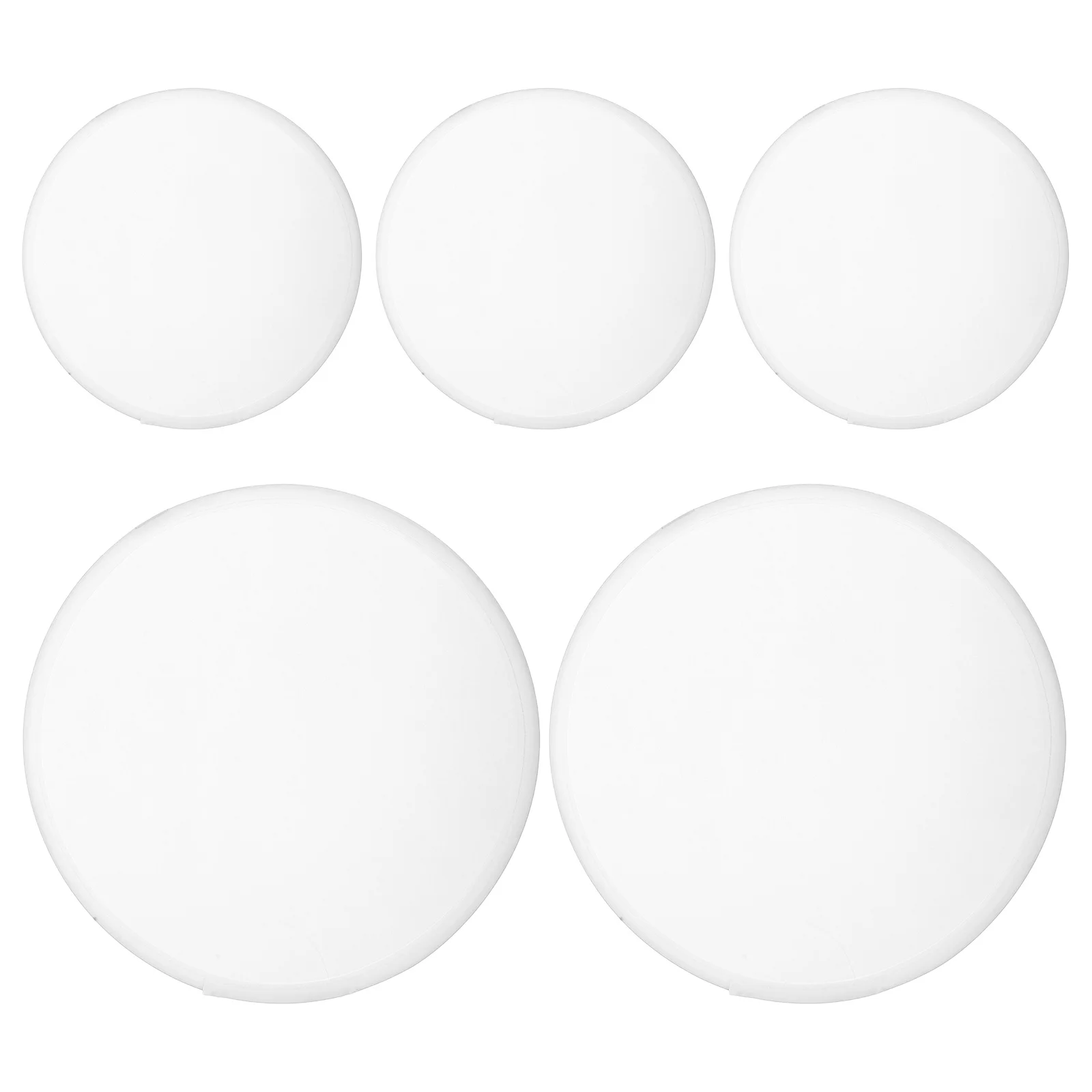 

30pcs Heat Sublimation Flying Disc Fan 9.8Inch White Foldable Polyester Craft Fan For Diy Wedding Party Favors Outdoor Event