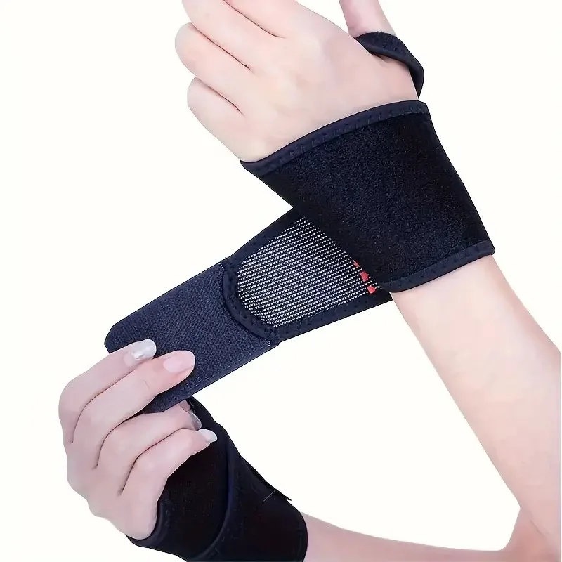 Breathable Sports Wrist Strap Heat Pack Wrist Guard Hand Protection Joint Fitness Weightlifting Fixed Wrist Strap