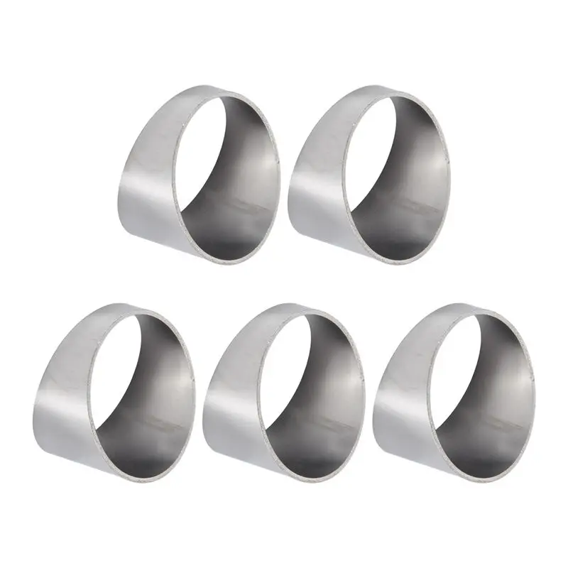 90 Degree Stainless Steel Tight Radius Pie Cuts (Not Welded) - Lasercut & Deburred For Custom Exhaust (5Pcs)