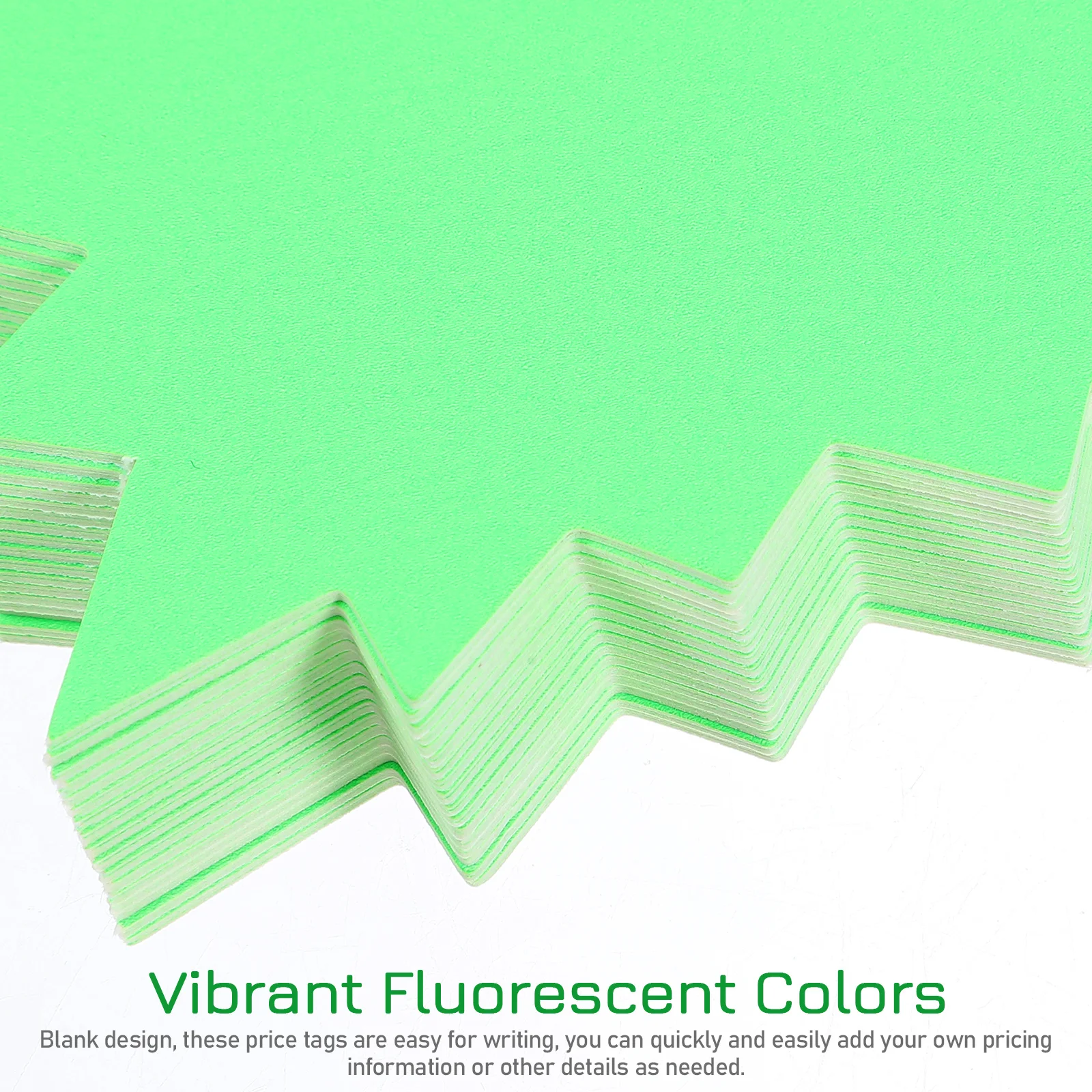 

250 Pcs Price Tags Fluorescent Explosion Stickers Blank Labels for Retail Clothing Store Display Promotional Signs