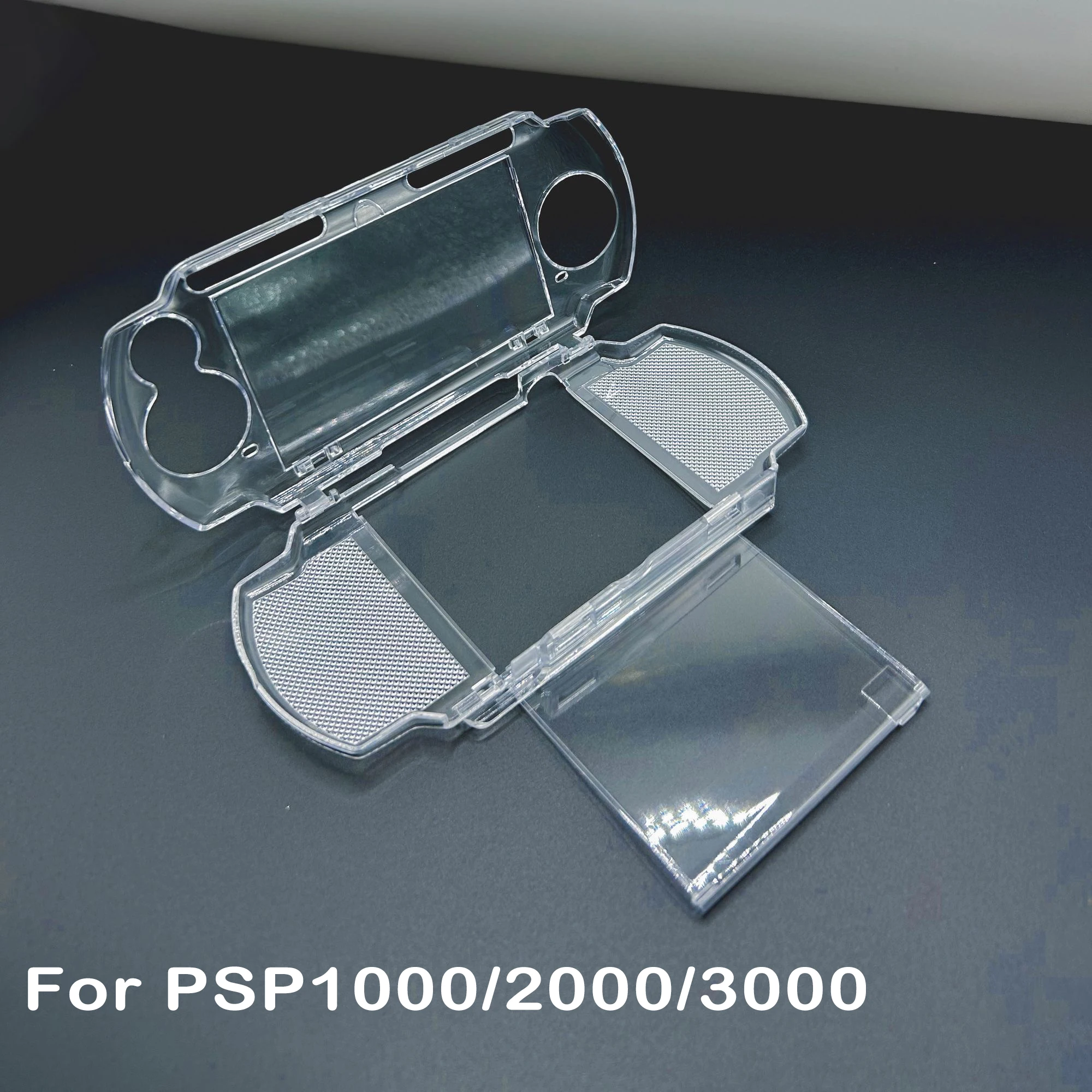 Transparent Hard PC Protective Case for PSP 1000 2000 3000 Shockproof Scratch-Resistant Anti-Slip Full Cover Shell Protector